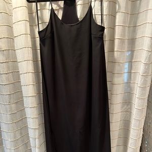 Silence and Noise Black Midi Dress